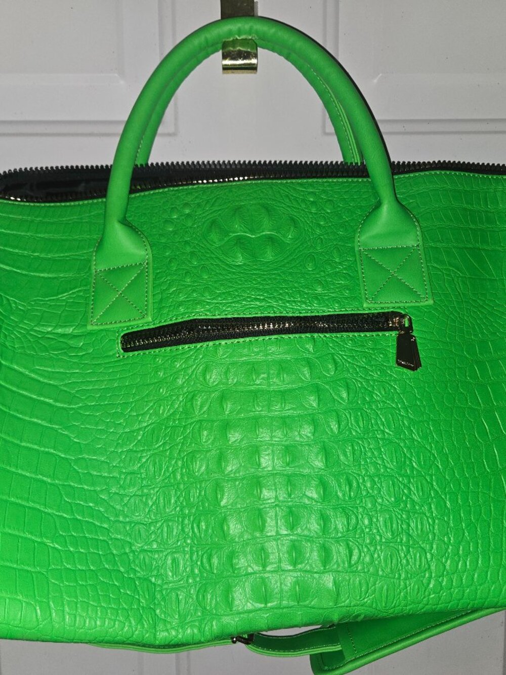 Neon Green Tote & Carry Duffle
